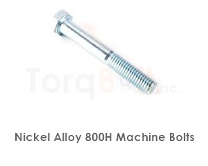 Incoloy 800H anchor bolts per ASTM F1554 and ASTM B408, UNS N08810