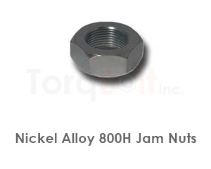 Incoloy 800H castle nuts per DIN 935 and ASTM B408, UNS N08810